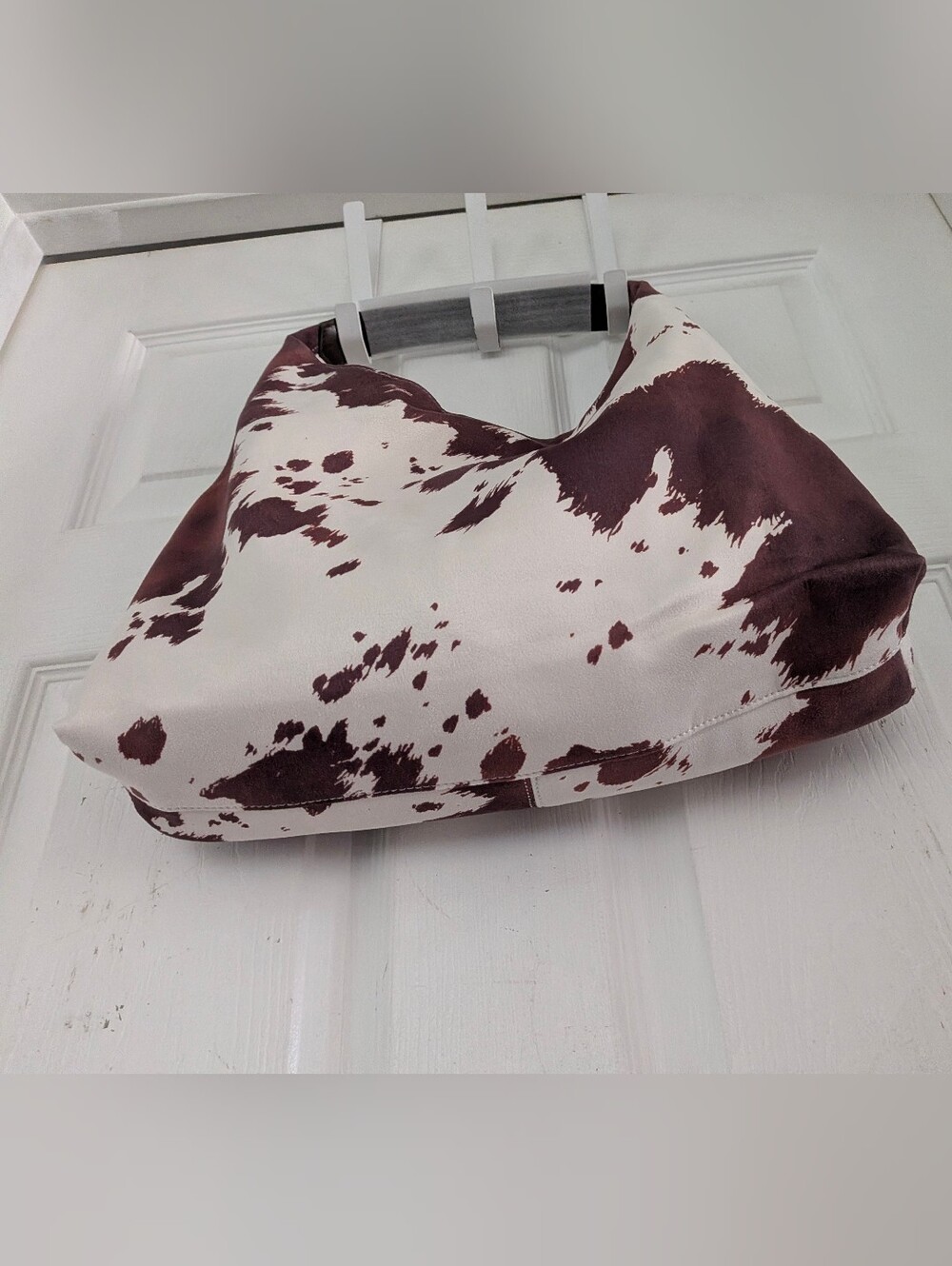 Commense Cow Print Hobo Bag - Picture 10 of 14